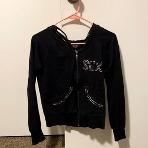 Black . Never used . Word sexy on it